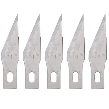 Sıcak 1000 ADET Yedek Hobi Bıçak Yedek Bıçak Çelik Zanaat Bıçak Bıçakları DIY Sanat Eseri Kesme