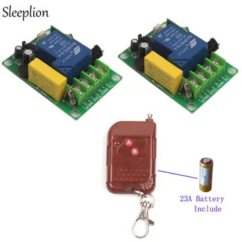 Sleeplion 3000 W 220 V 30A Röle Uzaktan Kumanda Anahtarı 433/315 MHz Kontrol 2 Alıcı Verici aydınlatma / Lamba LED Su Pompası