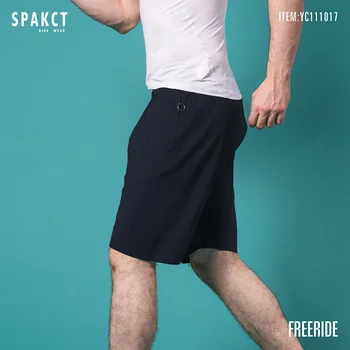 Yeni! SPAKCT bisiklet pantolonları Dağ Bisikleti Sürme Şort Erkekler Yaz Spor Koşu Yoga UV Koruma Rahat pantolon Bel Cep
