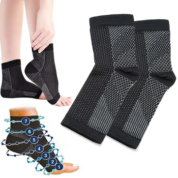 Spor ayak bileği Brace varis çorabı Anti Yorgunluk Ayak Kol nefes Net Ayak Kol Halhal koruyucu donanım