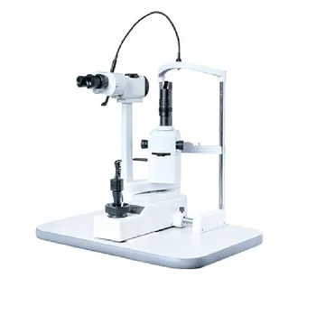 Motorlu masa ile Çin en kaliteli POL-01 oftalmoloji Yarık Lamba Mikroskobu