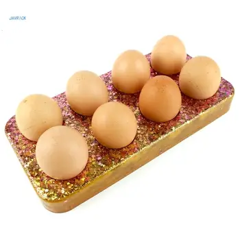 2 Adet Yumurta Depolama Epoksi Kalıpları Yumurta Saklama Kabı Kalıp Mutfak Yumurta Tutucu Kalıpları Organizatör Yumurta Izgara Silikon Kalıp 4