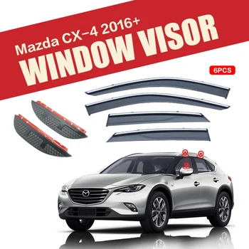 Pencere Siperliği Mazda CX-4 2016-Bugün Otomatik Kapı Siperliği Weathershields Pencere Koruyucuları