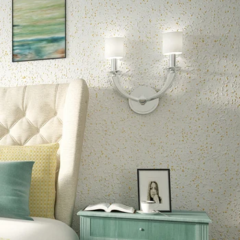 Q QIHANG İskandinav Düz Renk Modern Minimalist Oturma Odası Yatak Odası dokunmamış Duvar Kağıdı Bej Renk 0.53 m * 10 m = 5. 3m2