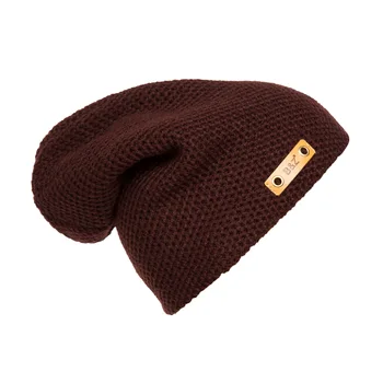 Sonbahar Baggy hımbıl bere Şapka Yün Örme Sıcak Kap Erkekler Kadınlar için Bere Büyük Boy Kış Şapka Kayak için