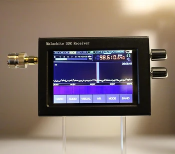 50kHz~2GHz Malakit Alıcı SDR Yazılım Radyo Alıcısı DSP Gürültü Azaltma Tam Mod ile 3.5 İnç IPS Dokunmatik Ekran