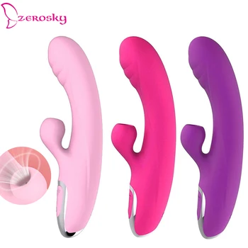 12 Frekans G Noktası Vibratör Kadınlar için Klitoris Seks Shop Silikon Emme Klitoris Erotik Oyuncaklar Yetişkinler için Klitoris Stimulato
