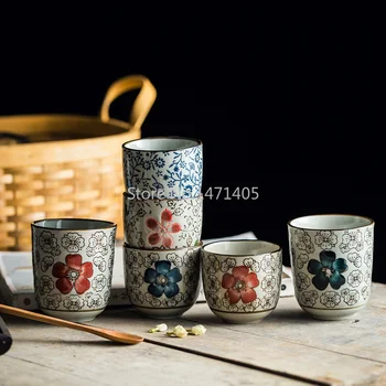 Yeni Japon Tarzı Basit ve Yaratıcı Seramik Çay Bardağı süt kupası Ev Eğlence Çay bardağı