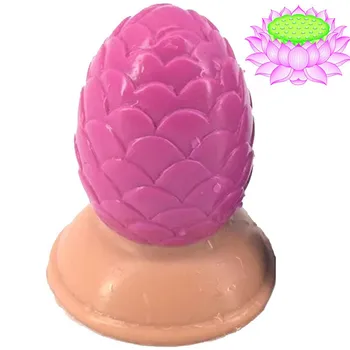 Büyük silikon anal yapay penis fiş silikon büyük anal oyuncaklar gibi lotus Vantuz ile yetişkin yenilik seks oyuncakları erkekler için Prostat Masajı