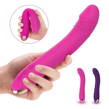 10 modları gerçek yapay penis Vibratör Seks Ürünleri Yumuşak Kadın Vajina Klitoris Stimülatörü Masaj Masturbator Yetişkinler için