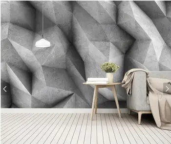 Özel 3D papel de parede, geometrik duvar doku fresk bar oturma odası kanepe zemin duvar ev dekor duvar kağıdı 3