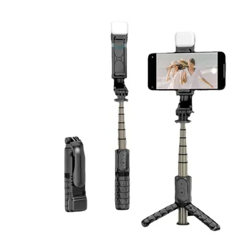 Üreticileri Işık Doldurmak Selfie Cep Telefonu Tripod Led Sopa Güzellik Live Fotoğraf Uzaktan Kumanda Stand Uzatılabilir Mini Fodable 