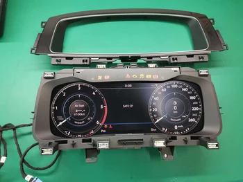 Sanal Kokpit LCD Dijital Gösterge Paneli LCD Enstrüman VW Golf 7 MK7 7.5 Çerçeve ve Tel ile 5G1 920 795 5G1920795