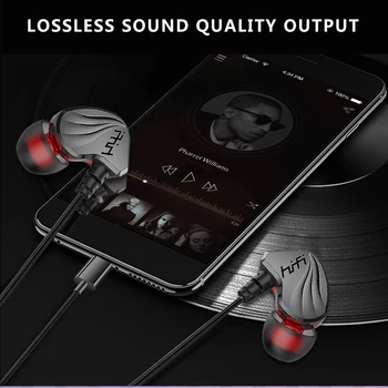 Kablolu Kulaklık Kulak iPhone Samsung PC İçin 3.5 mm Kulaklık Auriculares stereo kulaklık Oyun Handfree Mic İle fone de ouvido 2
