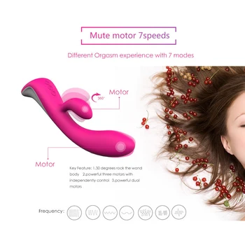 Silikon Yapay Penis Tavşan Vibratör bayanlara Seks makinesi oyuncakları değnek su geçirmez yetişkin vajina titreşimlı masaj aleti klitoris stimülatörü