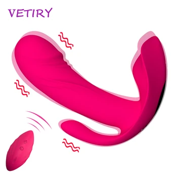 Aşınma Yapay Penis Vibratör Kadınlar için Seks Oyuncak Orgazm Masturbator G Spot Klitoris Teşvik Uzaktan Kumanda Külot Vibratörler Yetişkin Seks Oyuncakları