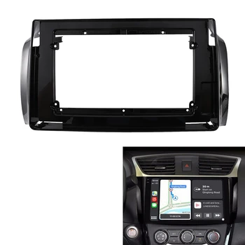 10.1 İnç Araba Radyo Fasya Nissan Sylphy Sentra 2012-2017 için Dashboard Kurulum Kiti Trim Çerçeve Stereo Paneli