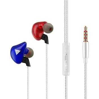 Yüksek Kaliteli Kablolu Spor Kulak Etrafında Şeffaf Ağır Bas Kulaklıklar 3.5 mm Kablo Kulaklık Dizüstü Akıllı Telefon İçin 3
