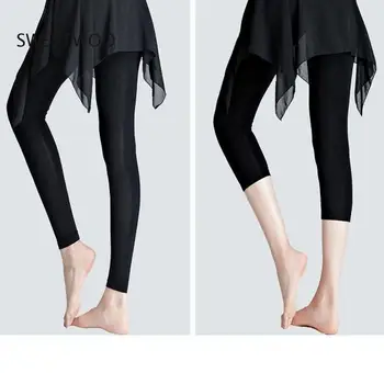 Kadın Yoga Pantolon Gevşek İnce Sahte İki Parçalı Etek Pantolon Spor Spor Dans Elbise Dış Giyim Yumuşak Rahat Tayt 5
