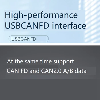 Çift Kanallı Tamamen İzole Can Analizörü CANFD Analizörü USB Canfd 5Mbps USB CAN Adaptörü USB CANFD Arabirim Kartı 1