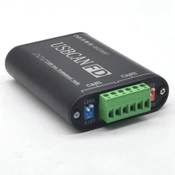 Çift Kanallı Tamamen İzole Can Analizörü CANFD Analizörü USB Canfd 5Mbps USB CAN Adaptörü USB CANFD Arabirim Kartı 4