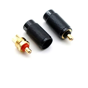 Jack Ses Konektörü Kulaklık Pin Altın Kaplama Fiş UE6 UE Canlı Aydınlatma SUPERBAX UE11 UE18 + PRO hifi kulaklık Fiş Adaptörü