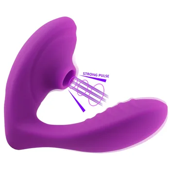 Kadın İçin erotik Seks Oyuncakları Emme Vibratör 10 Hız Titreşim Giyilebilir G Noktası Klitoris Yalama Titreşimli Masaj BDSM
