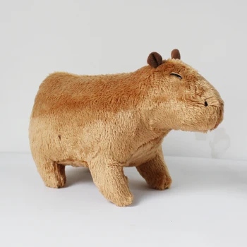 18 CM Simülasyon Kapibara Doldurulmuş Hayvanlar peluş oyuncak Gerçek Hayat Kapibara Bebek Yumuşak Çocuk Oyuncakları Peluche Juguetes noel hediyesi