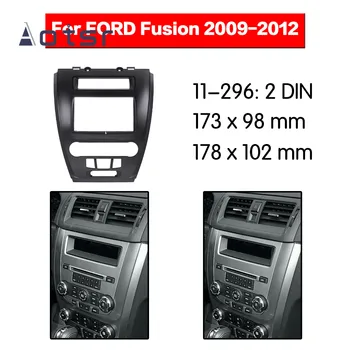 Dash Kiti Stereo Paneli Plaka Surround İçin Araba Radyo Fasya FORD Fusion 2009 2010 2011 2012 DVD Takma Çerçeve