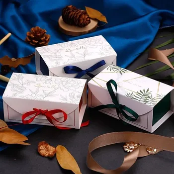 20 adet Çikolata Şeker şeritli kutu Doğum Günü Partisi Bebek Gösterisi Düğün Hediyesi ambalaj kutusu Malzemeleri