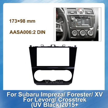 2 Din Araba Radyo Multimedya fasya Subaru Impreza Forester XV Levorg Crosstrek 2015 + GPS Navigasyon