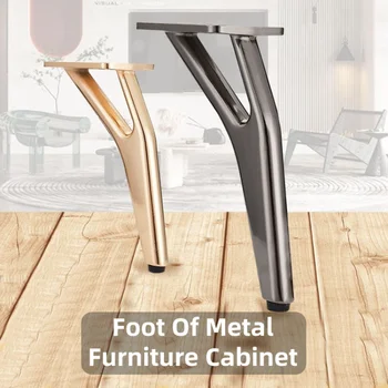 13/15cm Bacaklar Mobilya Metal Masa Ayakları Donanım Montaj Kanepe Sandalye TV Dresser Banyo Dolabı Altın Siyah Yedek Bacaklar