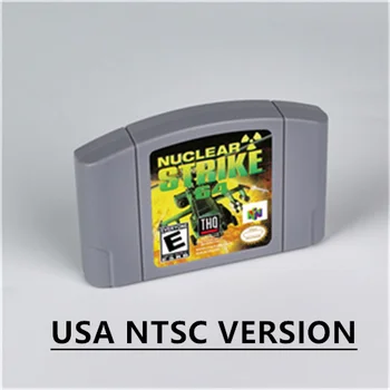 Nükleer Strike 64 64 Bit Oyun Kartuşu için ABD Versiyonu NTSC Formatı