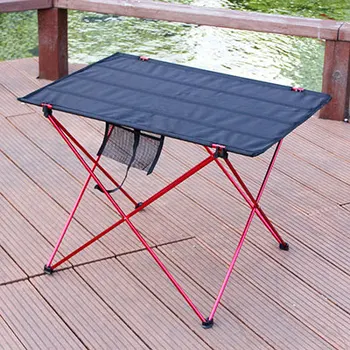 Taşınabilir Katlanabilir Masa Kamp dış mekan mobilyası Masa Durak Eğlence Masa Piknik Alüminyum Alaşımlı Ultra Hafif Katlanır Masa