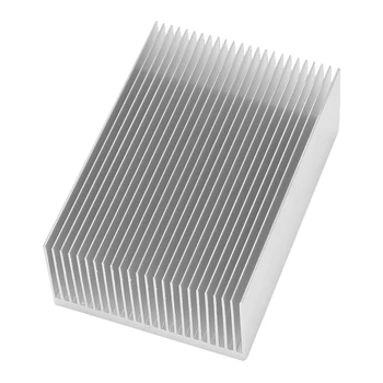 AU42-Large Alüminyum soğutucu ısı emici radyatör soğutma Fin IC LED güç amplifikatörü