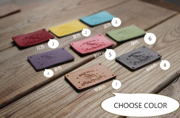 el yapımı gerçek deri disk etiket / El dikişli Dekorasyon dıy el Aksesuarları/Handmade leather handbag / handicraftdecorate labels 2