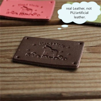 el yapımı gerçek deri disk etiket / El dikişli Dekorasyon dıy el Aksesuarları/Handmade leather handbag / handicraftdecorate labels 4
