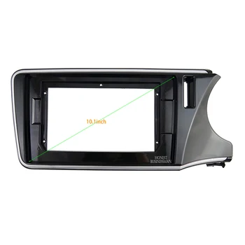 10.1 inç Fasxia Araba Ses Çerçeve Araba Radyo Fasya, gps navigasyon fasya paneli uygundur 2014 HONDA CİTY