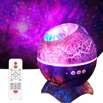 Yıldız Galaxy projektör lambası LED ejderha yumurta gece ışıkları uzaktan bluetooth hoparlör çocuk odası dekorasyon disko ışık hediyeler