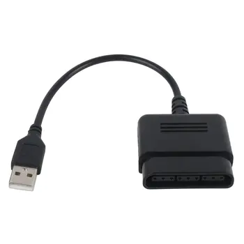 Için PS2 20 USB 20 KABLOSU PS2 Denetleyici PS3 PC USB Adaptörü dönüştürücü kablosu Joystick Gamepad Bilgisayar