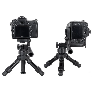 Sıcak Mini Tripod kamera tripodu telefon standı Tutucu ile Taşınabilir 360° Masa Üstü kamera tripodu Vlog Dolgu ışığı Fotoğrafçılığı 3