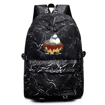 Anime Komşum Totoro Unisex Sırt Çantası Rahat Schoolbag Yüksek Kalite Packsack Mochila Öğrenci Teenger Seyahat Laptop Çantası