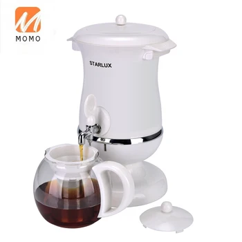 110-127 V 1000 W 2.5 L beyaz renk türk semaver elektrikli su ısıtıcısı ısı koruma dönen çay makinesi