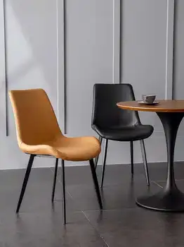 Louis Moda Modern Sözleşmeli Müzakere Sandalye İskandinav Ev Yemek Sandalyesi Arka Masa Sandalye Makyaj Dışkı Küçük Yemek Sandalyesi