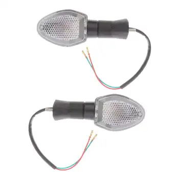 2-Pack Modifiye Plastik ABS LED sinyal lambası Yanıp Sönen Ampul Suzuki için Gsf600 Gsf650 Motosiklet Malzemeleri Aksesuarları