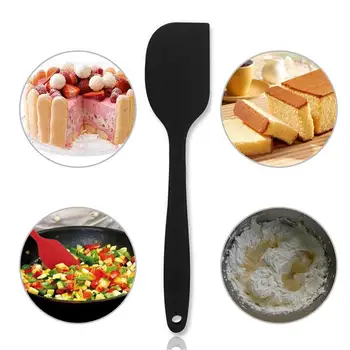 Isıya dayanıklı Esnek silikon spatula Kek Kazıma Pişirme mutfak Bakeware Pişirme Silikon Spatula Pişirme Pişirme için