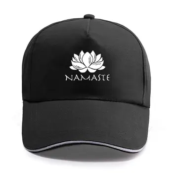 Yeni Moda Giyim Namaste Komik Baskı beyzbol şapkası Unisex Kadın Erkek Rahat Pamuk Şapka Snapback Şapka Kamyon Şoförü Kapakları Güneş Şapkaları