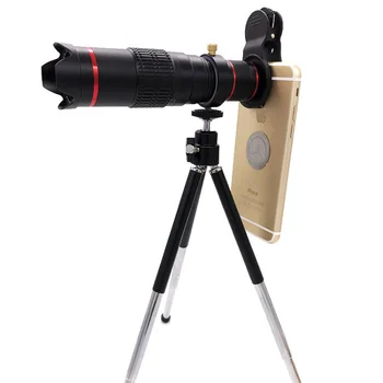 4K HD 22x Telefon Kamera Telefoto Lens Harici Teleskop Tripod Klip Zoom Optik Monoküler Açık Spotting Yürüyüş Avcılık 0