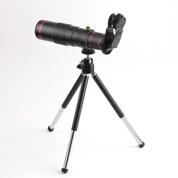 4K HD 22x Telefon Kamera Telefoto Lens Harici Teleskop Tripod Klip Zoom Optik Monoküler Açık Spotting Yürüyüş Avcılık 2