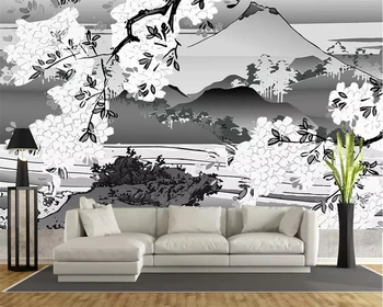 Beibehang Özel duvar kağıdı HD zarif Japon ukiyo-e klasik duvar TV arka plan duvar 3d oturma odası yatak odası 3d duvar kağıdı 1